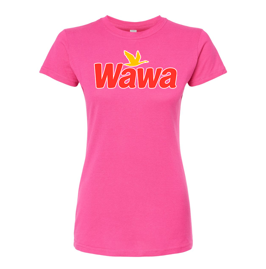 Women’s   Wawa Gas Station Round Neck T-Shirt